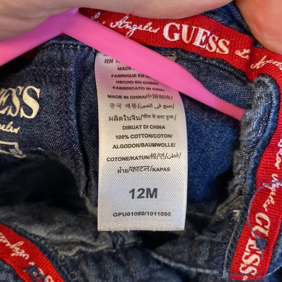 Guess Jean Ruffle Dress - Picture 4 of 6